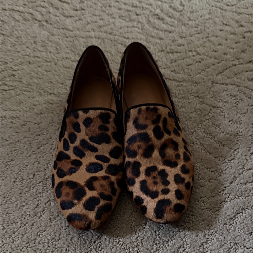 J. Crew Leopard Print Flats